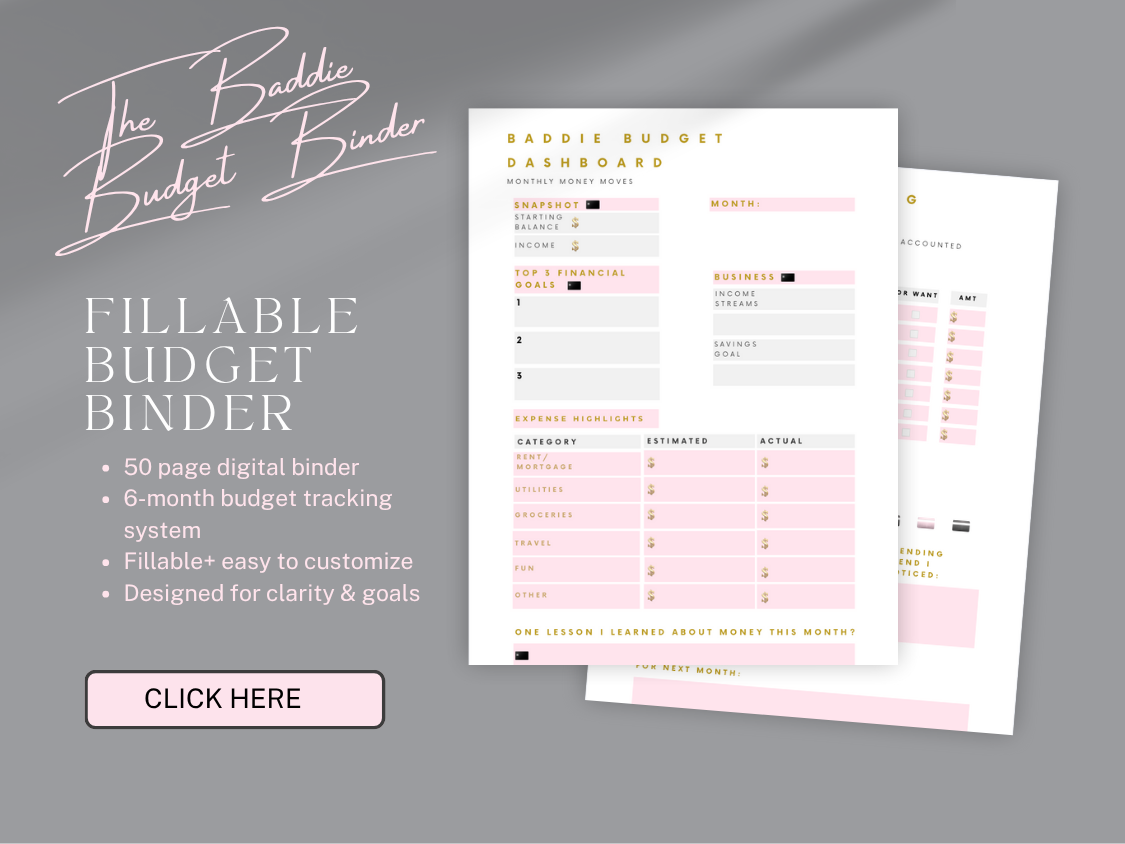The Baddie Budget Binder