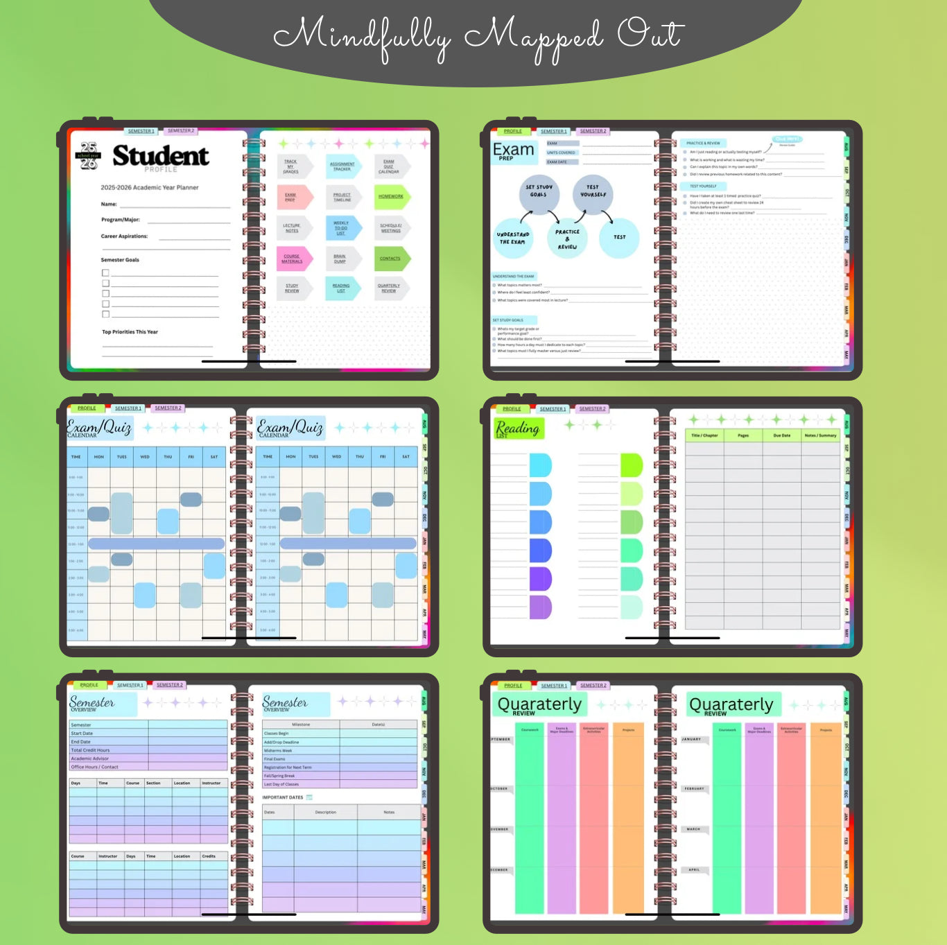 Academic Planner 2025-2026