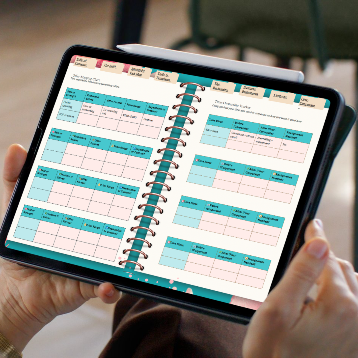 The Corporate Exit Plan | Fully Hyperlinked Digital Planner for Career Change, Burnout Recovery & Soft Life Strategy