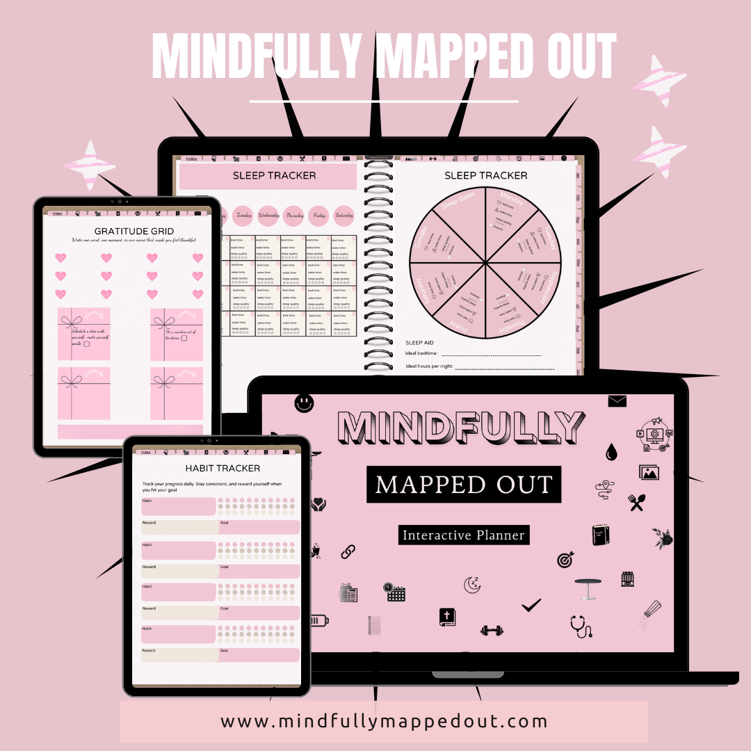 Mindfully Mapped Out Interactive Planner (Digital Download)