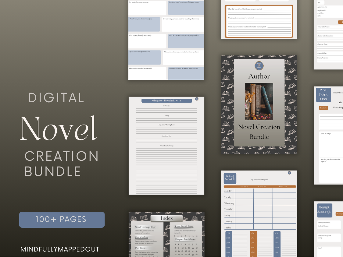 Author Novel Creation Bundle - Fully- Hyperlinked