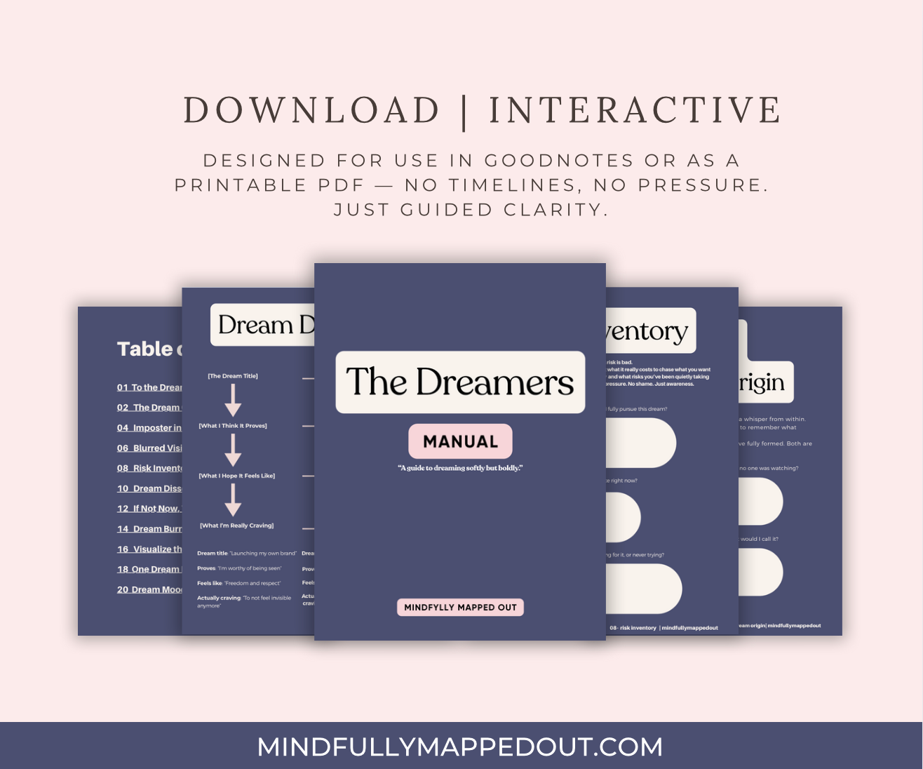 The Dream Manual- A Guided Workbook for Vision, Desire & Next Moves