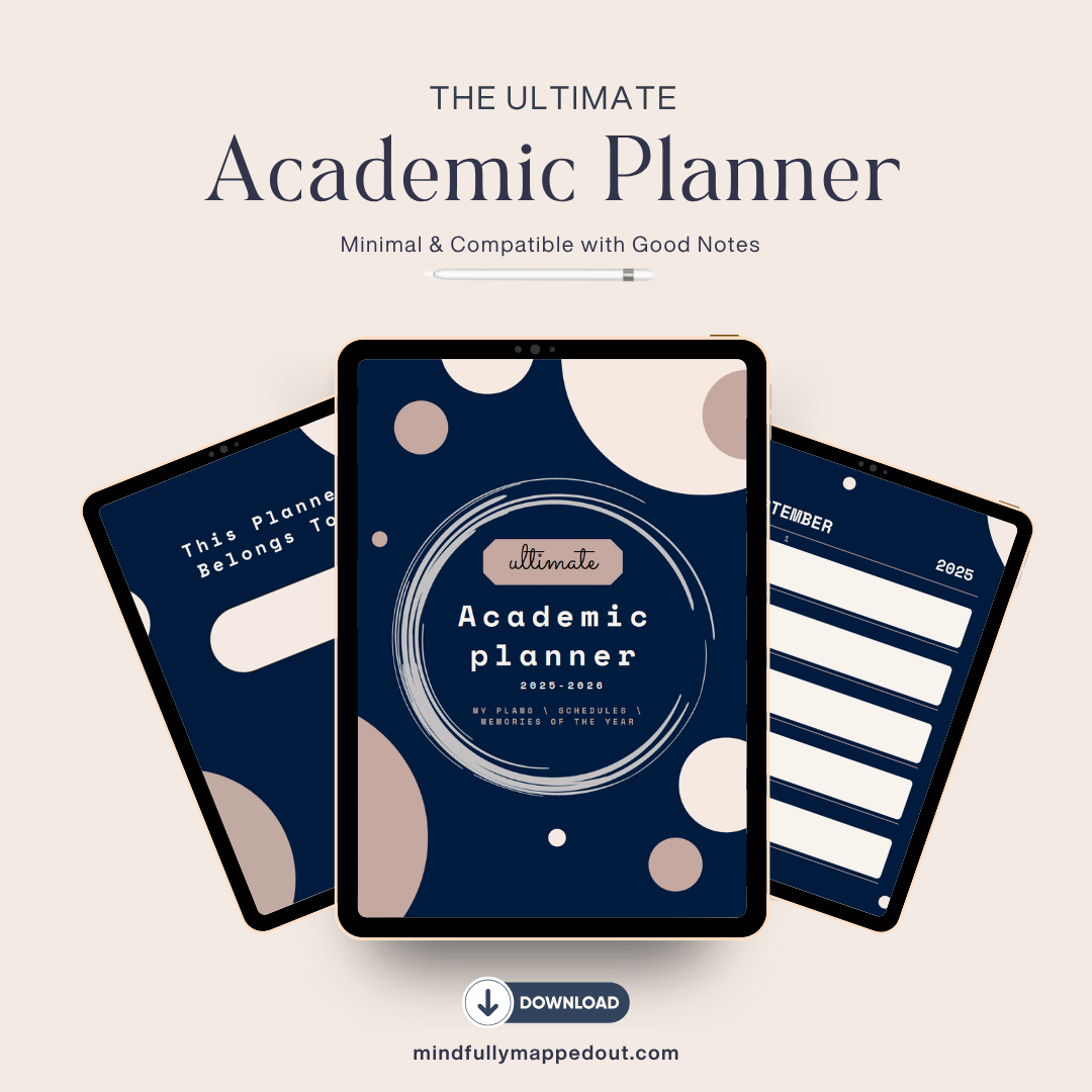 Ultimate Academic Planner 2025–2026 | Monthly & Weekly Layout