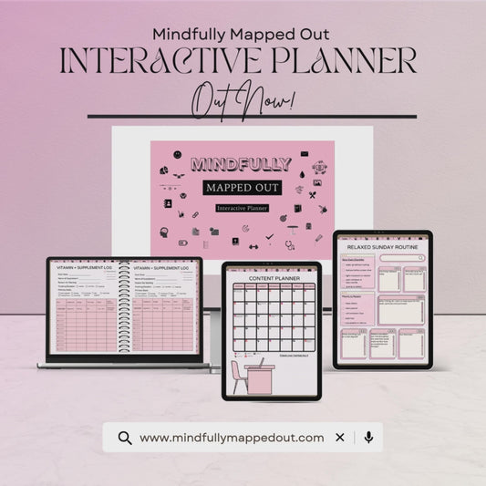 Mindfully Mapped Out Interactive Planner (Digital Download)